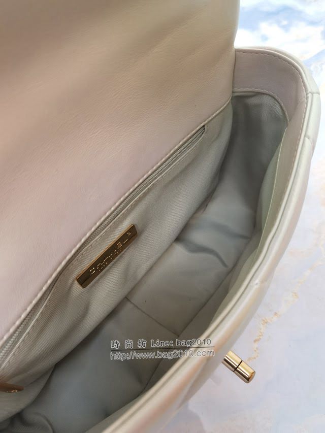 Chanel女包 香奈兒專櫃最新款19Bag口蓋包 Chanel大菱格鏈條羊皮肩背女包 1161  djc4081